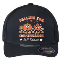 Falling For Communication Slp Edition Thanksgiving Flexfit Unipanel Trucker Cap