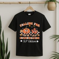 Falling For Communication Slp Edition Thanksgiving T-Shirt