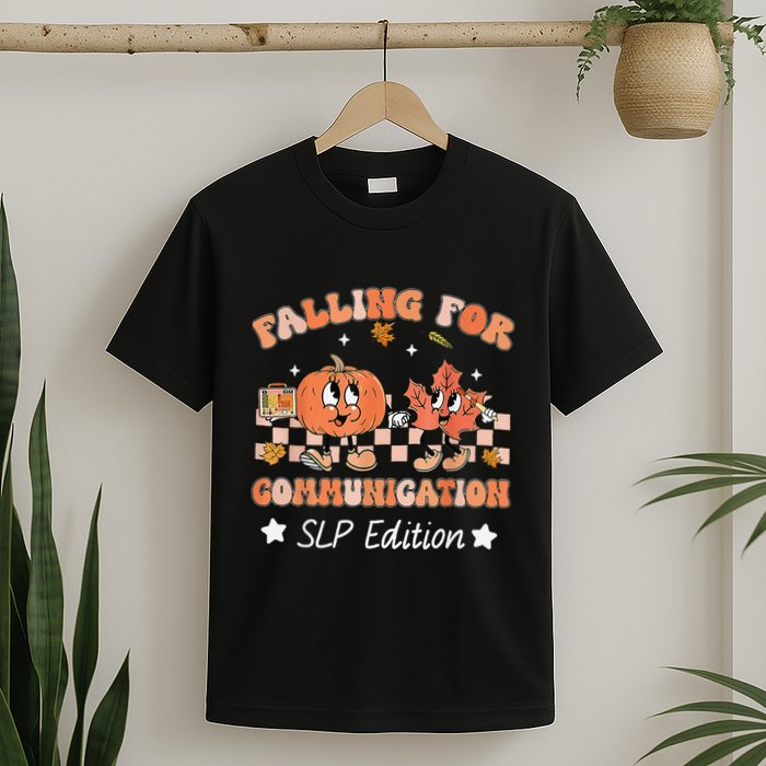 Falling For Communication Slp Edition Thanksgiving T-Shirt