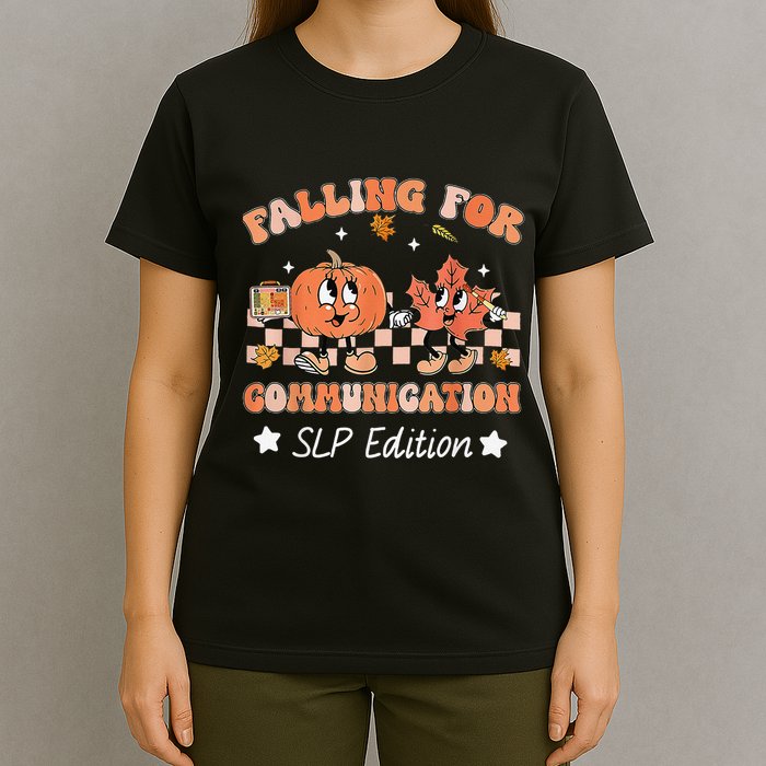 Falling For Communication Slp Edition Thanksgiving T-Shirt