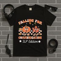 Falling For Communication Slp Edition Thanksgiving T-Shirt