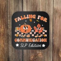 Falling For Communication Slp Edition Thanksgiving Coaster