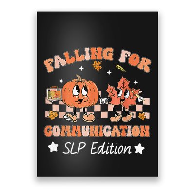 Falling For Communication Slp Edition Thanksgiving Poster
