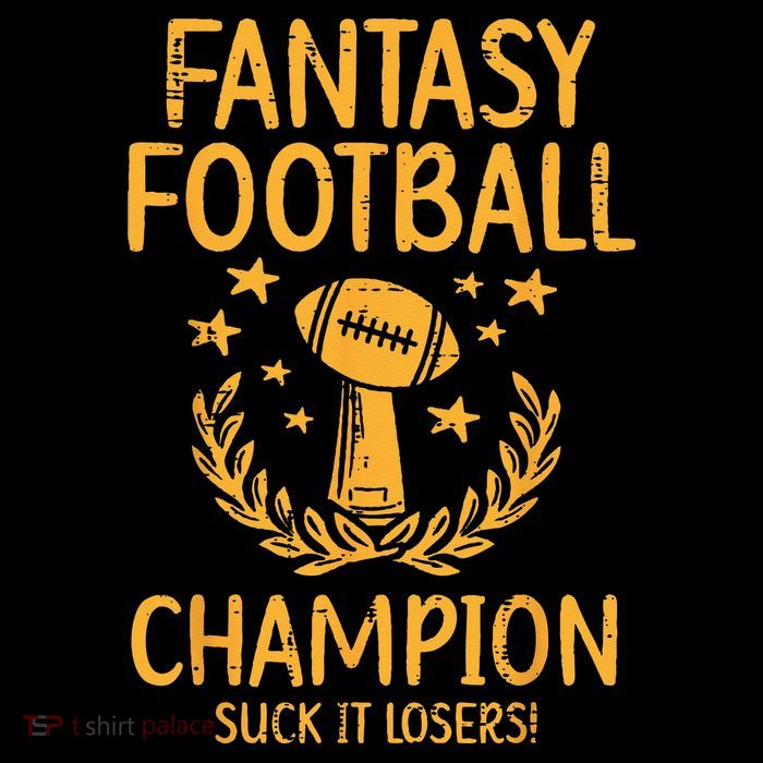 Fantasy Football Champion Funny FFL Draft Champ Sustainable Bucket Hat