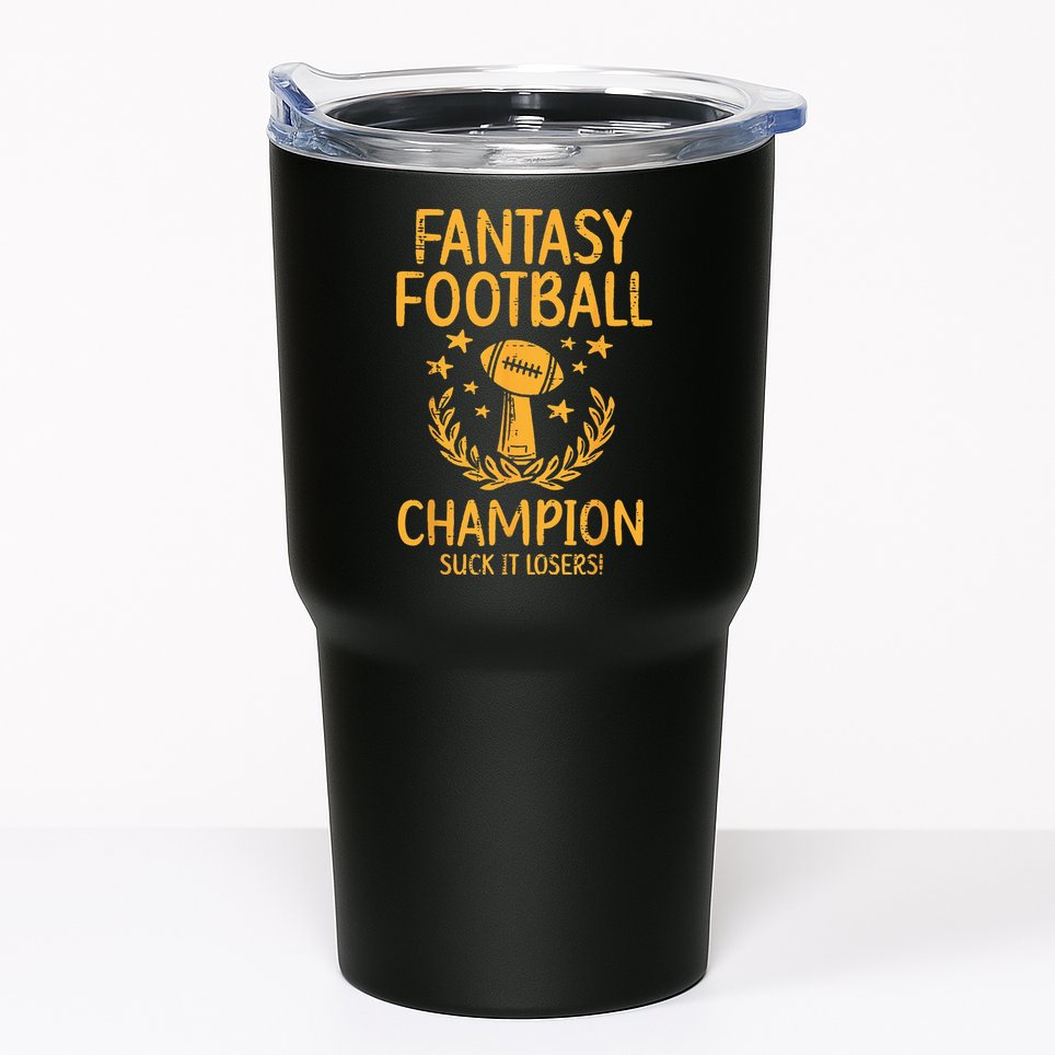 Fantasy Football Champion Funny FFL Draft Champ Tumbler