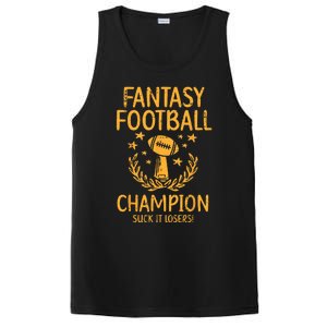 Fantasy Football Champion Funny FFL Draft Champ PosiCharge Competitor Tank