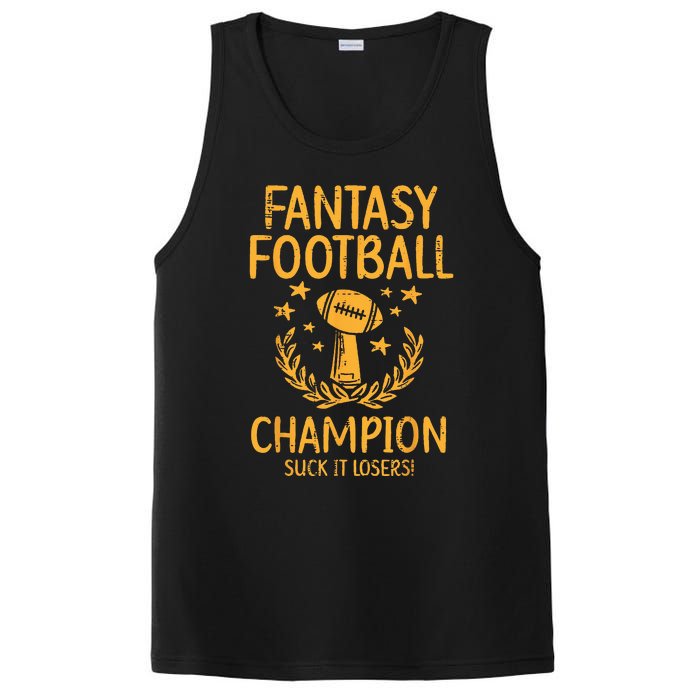 Fantasy Football Champion Funny FFL Draft Champ PosiCharge Competitor Tank