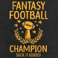Fantasy Football Champion Funny FFL Draft Champ Golf Towel