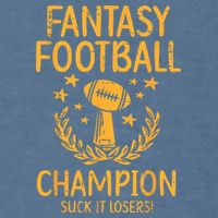 Fantasy Football Champion Funny FFL Draft Champ Garment-Dyed Sweatshirt