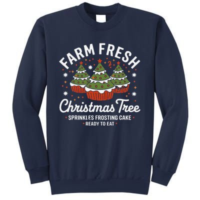 Farm Fresh Christmas Tree Cakes Funny Tree Farm Xmas Pajamas Sweatshirt