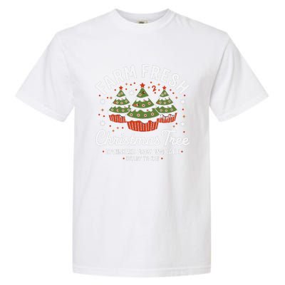 Farm Fresh Christmas Tree Cakes Funny Tree Farm Xmas Pajamas Garment-Dyed Heavyweight T-Shirt