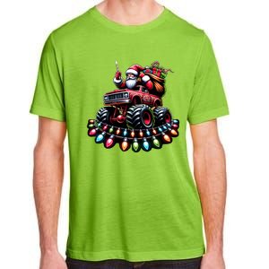 Funny Farm Christmas Tractor Xmas Santa Tractor Lovers Gift Adult ChromaSoft Performance T-Shirt