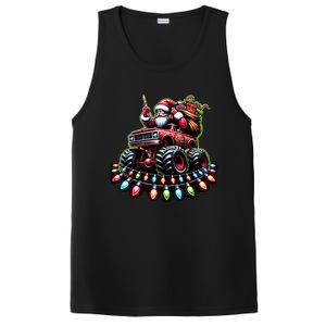 Funny Farm Christmas Tractor Xmas Santa Tractor Lovers Gift PosiCharge Competitor Tank