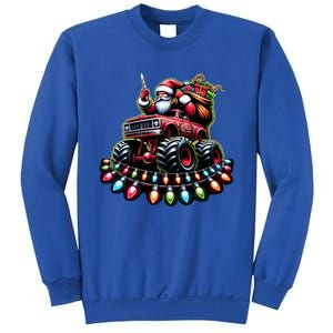 Funny Farm Christmas Tractor Xmas Santa Tractor Lovers Gift Sweatshirt