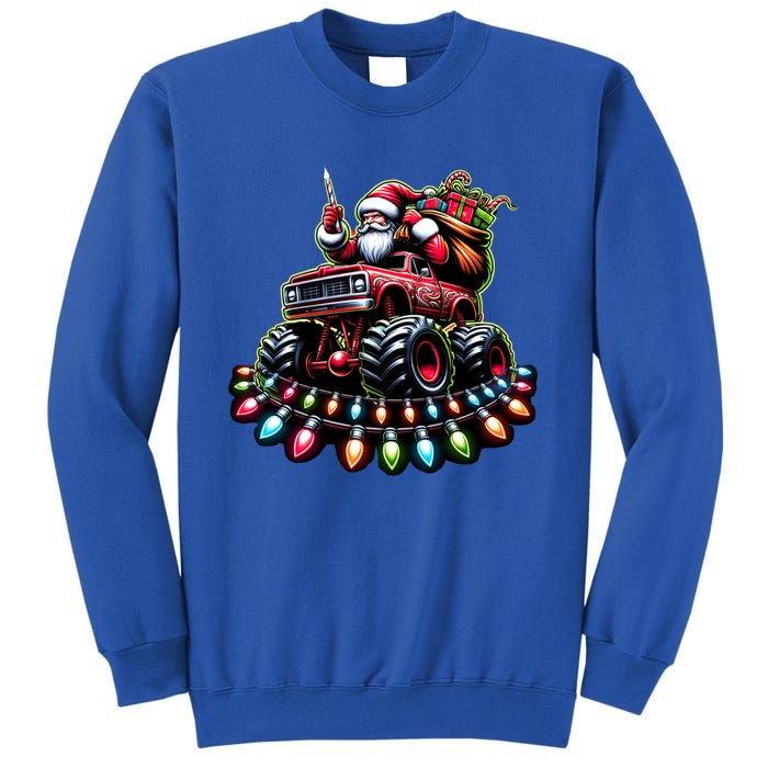 Funny Farm Christmas Tractor Xmas Santa Tractor Lovers Gift Sweatshirt