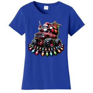 Funny Farm Christmas Tractor Xmas Santa Tractor Lovers Gift Women's T-Shirt