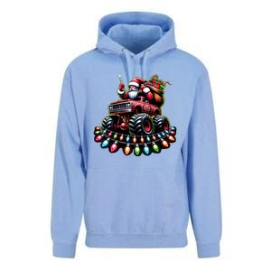 Funny Farm Christmas Tractor Xmas Santa Tractor Lovers Gift Unisex Surf Hoodie