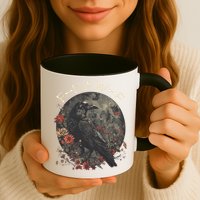 Funny F Caw F Raven Bird Saying Graphic Mug