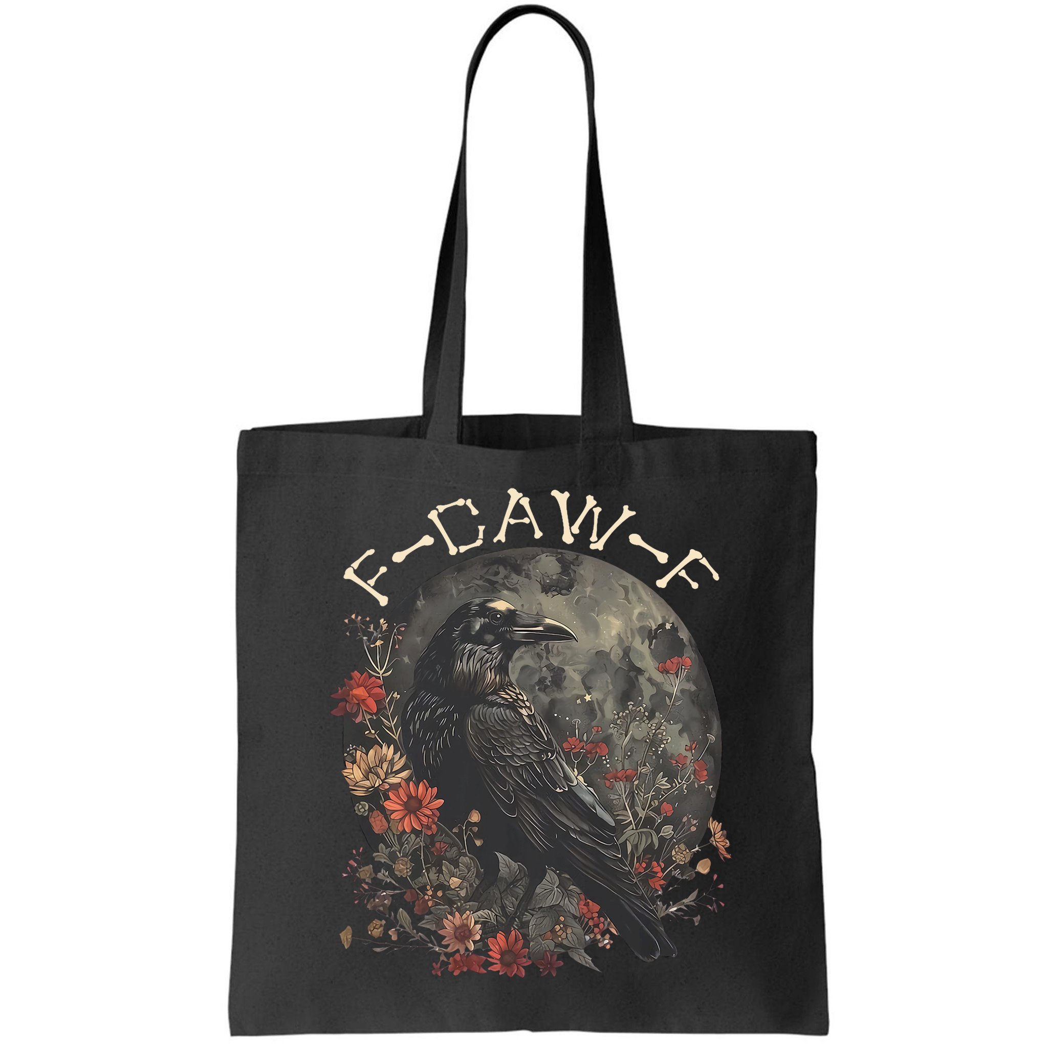 Funny F Caw F Raven Bird Saying Graphic Bag