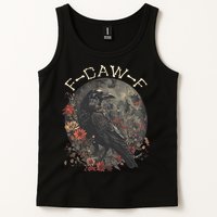 Funny F Caw F Raven Bird Saying Graphic Tank Top