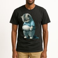 Funny Fat Cat Art Design Fat Kitten Cat Lover Tall T-Shirt