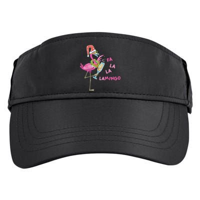 Falala Flamingo Christmas Holiday Festive Adult Drive Performance Visor