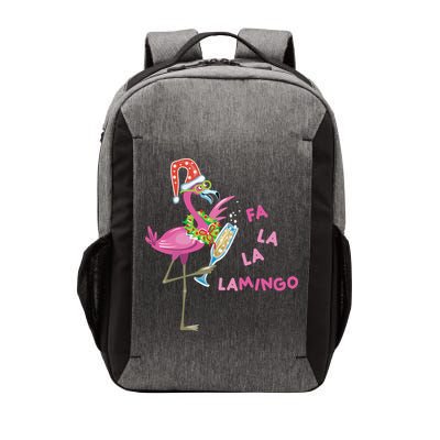 Falala Flamingo Christmas Holiday Festive Vector Backpack