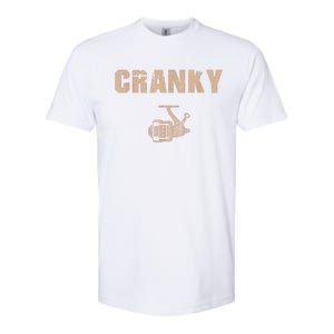 Funny Fishing  Cranky Fishing Reel Softstyle CVC T-Shirt