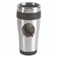 Funny F Caw F Raven Bird Saying Graphic 16oz Travel Tumbler