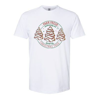 Farm Fresh Christmas Tree Cakes Merry Christmas Foodie Softstyle® CVC T-Shirt