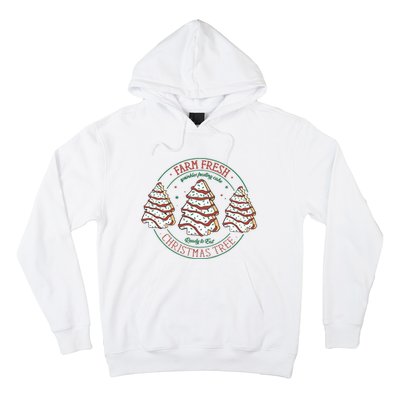 Farm Fresh Christmas Tree Cakes Merry Christmas Foodie Hoodie