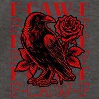 Funny F-Caw-F Crow Black Crow, F-Caw-F Black Bird Vector Backpack