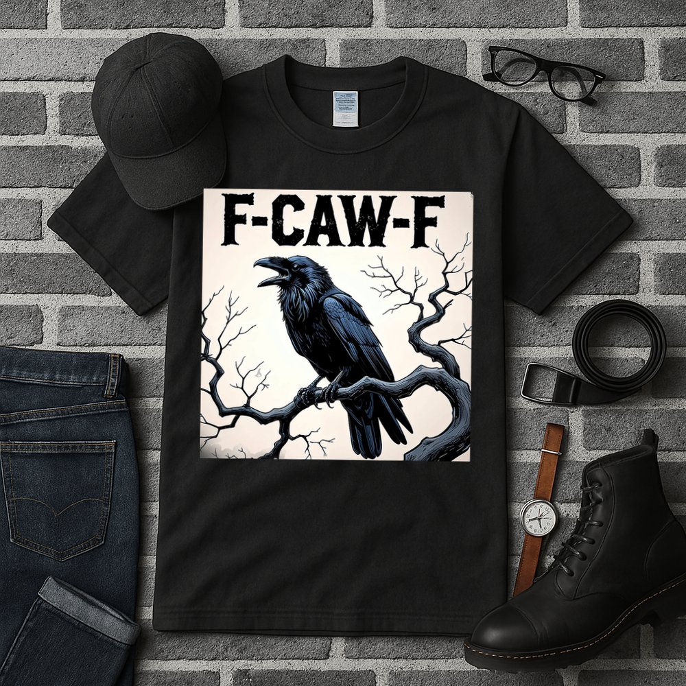 Funny F-Caw-F Crow Tall T-Shirt