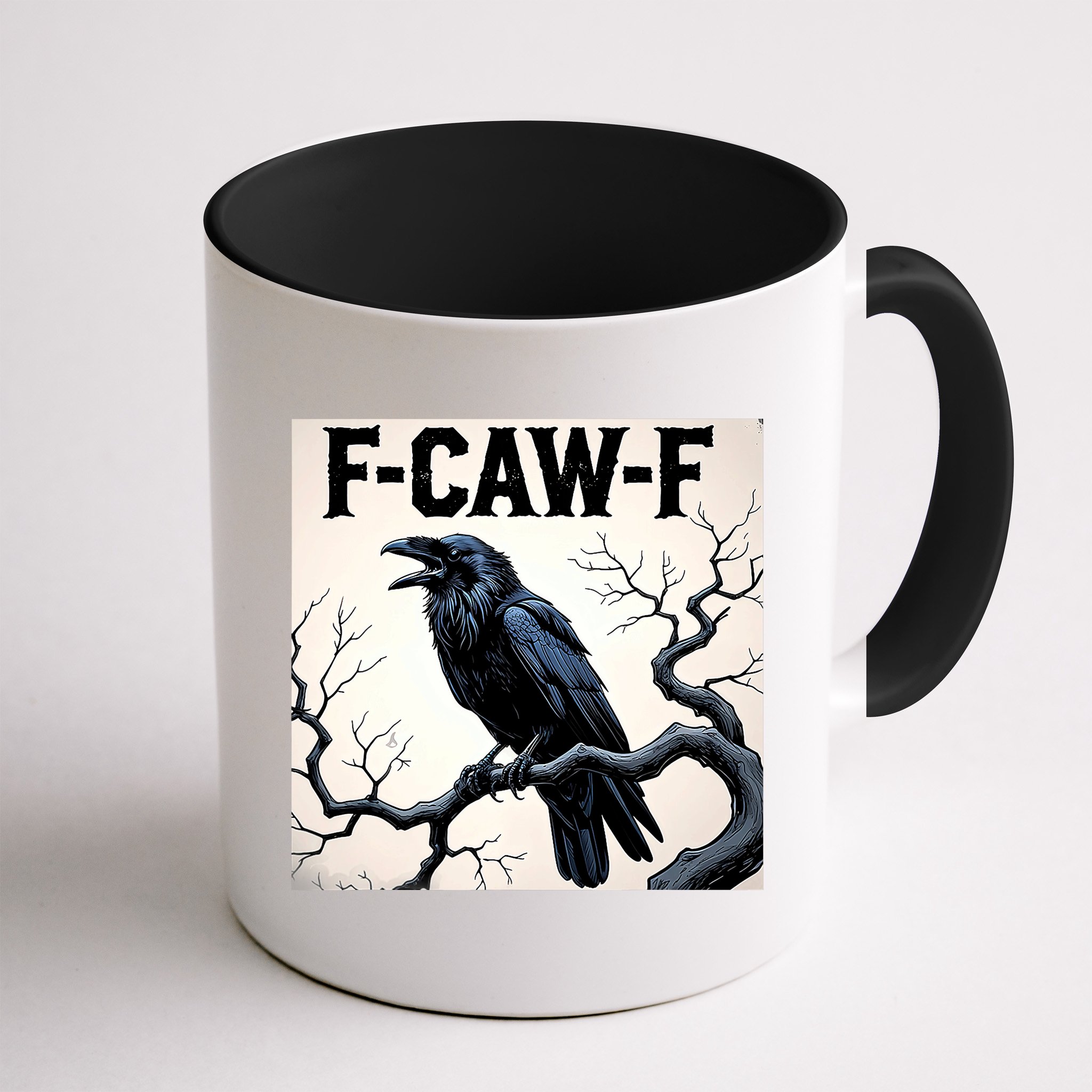Funny F-Caw-F Crow Mug