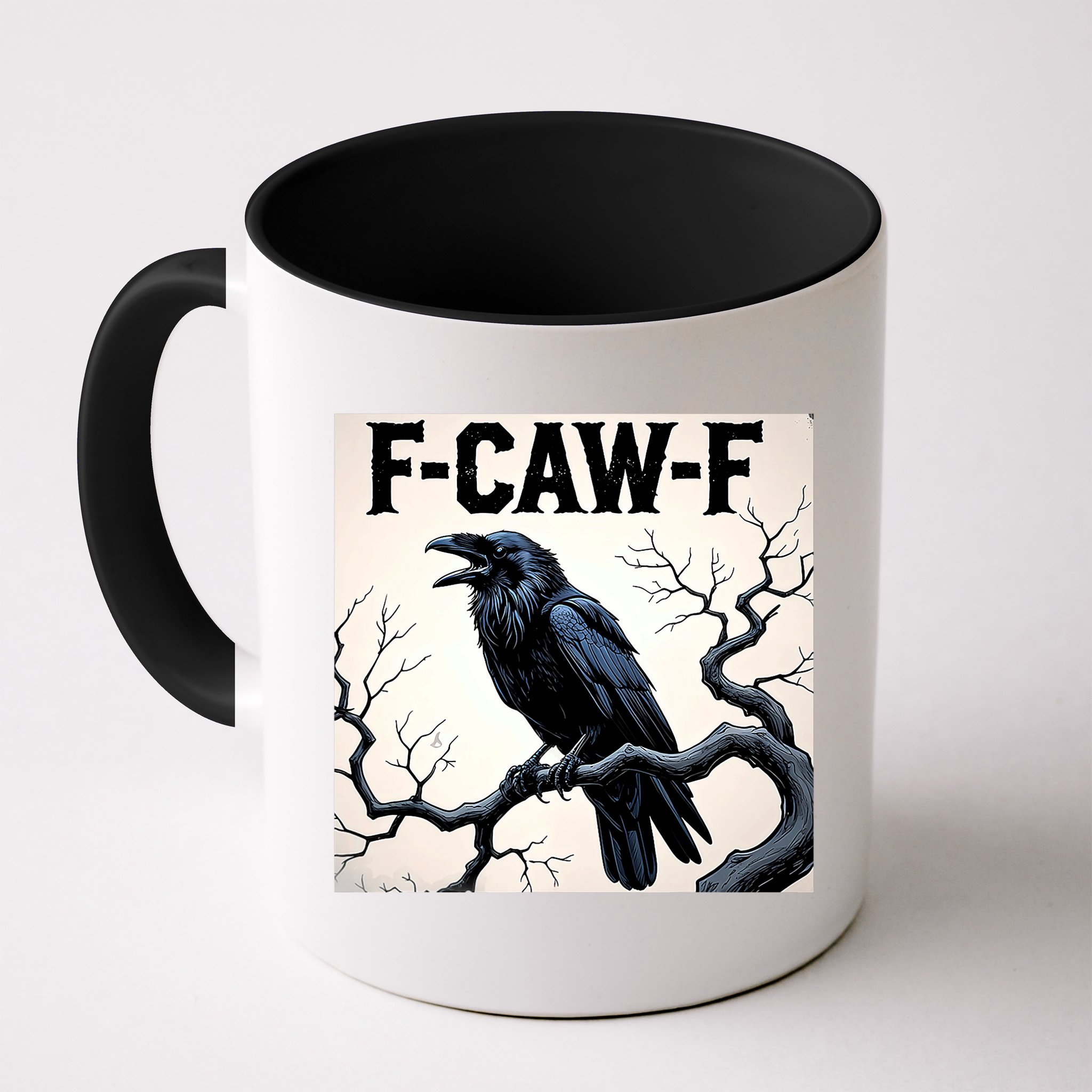 Funny F-Caw-F Crow Mug