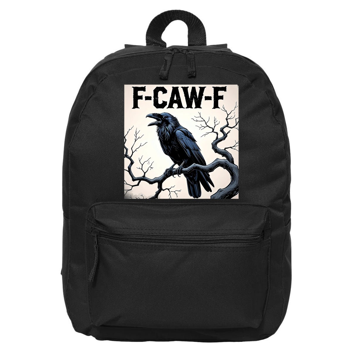 Funny F-Caw-F Crow 16 in Basic Backpack