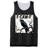 Funny F-Caw-F Crow Mesh Reversible Basketball Jersey Tank