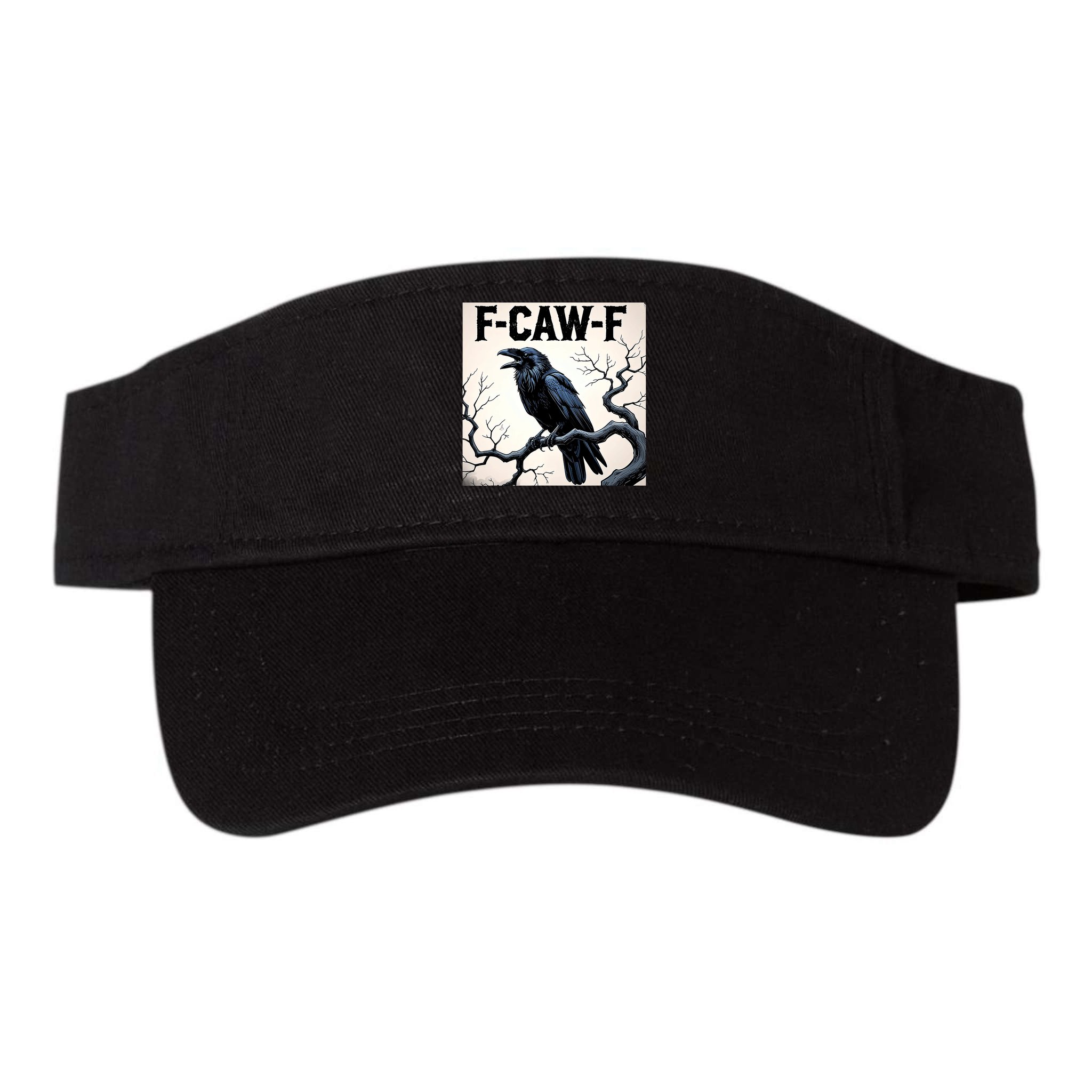 Funny F-Caw-F Crow Visor