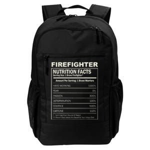 Firefighter Funny Courage Fireman Daily Commute Backpack