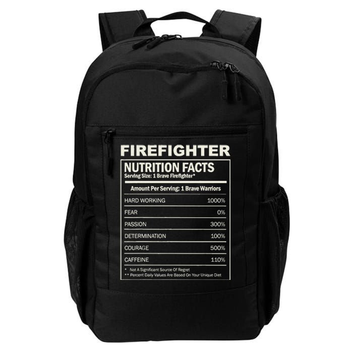 Firefighter Funny Courage Fireman Daily Commute Backpack