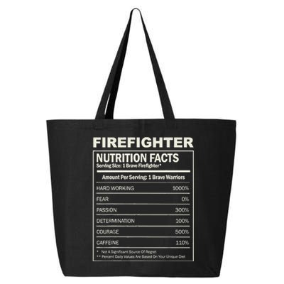 Firefighter Funny Courage Fireman 25L Jumbo Tote