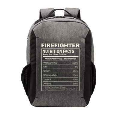 Firefighter Funny Courage Fireman Vector Backpack