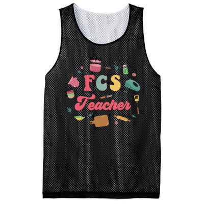 Fcs Family Consumer Science Home Economics Fcs Teacher Mesh Reversible Basketball Jersey Tank