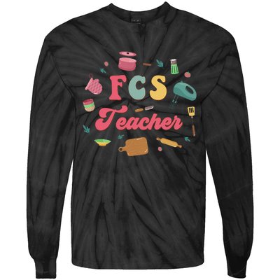 Fcs Family Consumer Science Home Economics Fcs Teacher Tie-Dye Long Sleeve Shirt