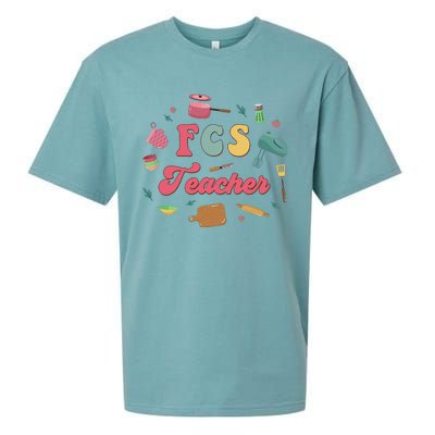 Fcs Family Consumer Science Home Economics Fcs Teacher Sueded Cloud Jersey T-Shirt