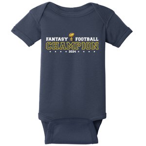 Fantasy Football Champion 2024 Football Champion Baby Bodysuit