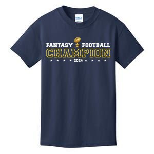 Fantasy Football Champion 2024 Football Champion Kids T-Shirt