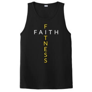 Faith Fitness Cross Christian Workout Modern Gym PosiCharge Competitor Tank