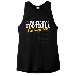 Fantasy Football Champion 2024 Football Champion Ladies PosiCharge Tri-Blend Wicking Tank