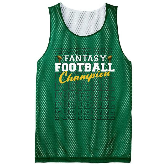 Fantasy Football Champion 2024 Football Champion Mesh Reversible Basketball Jersey Tank